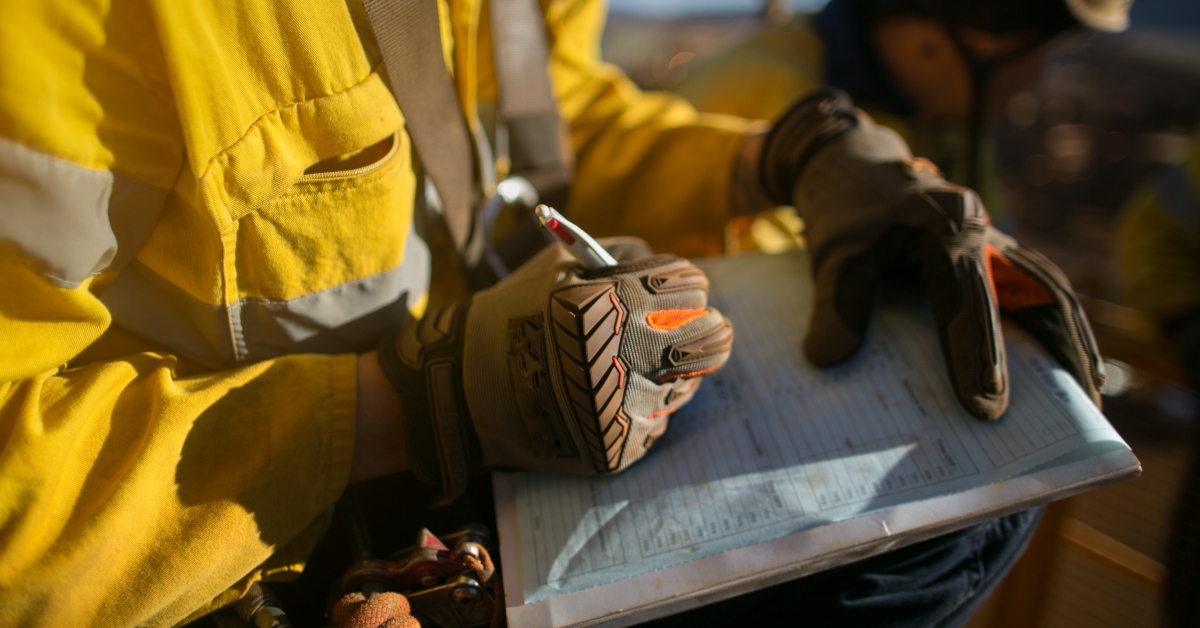 signing of high risk working at height permit