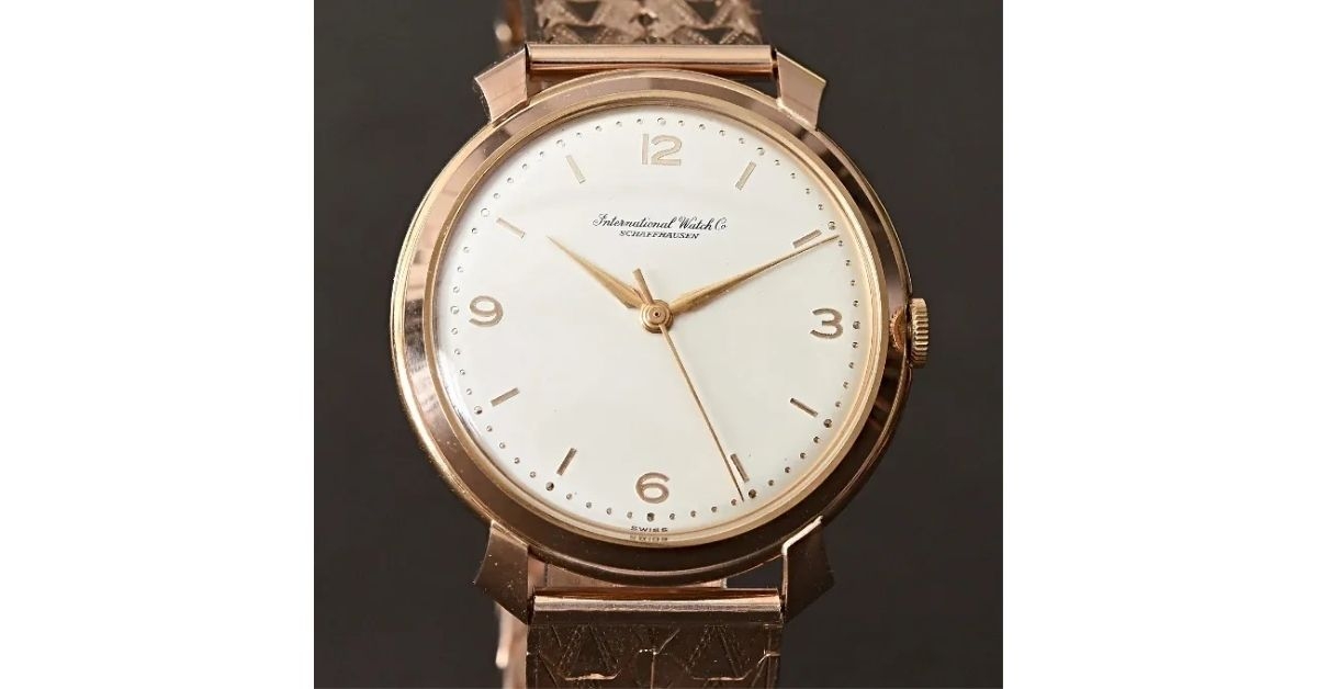IWC Schaffhausen Swiss Gents 18K Gold Watch