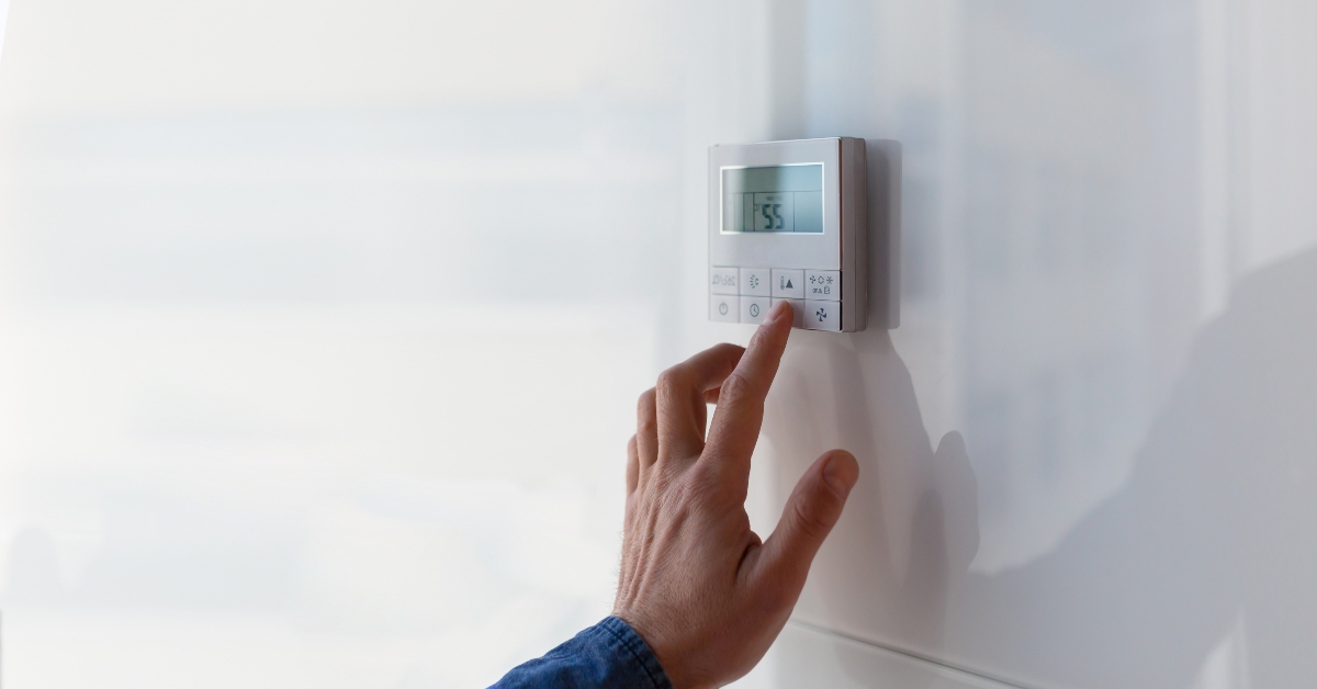 heating control panel for the apartment