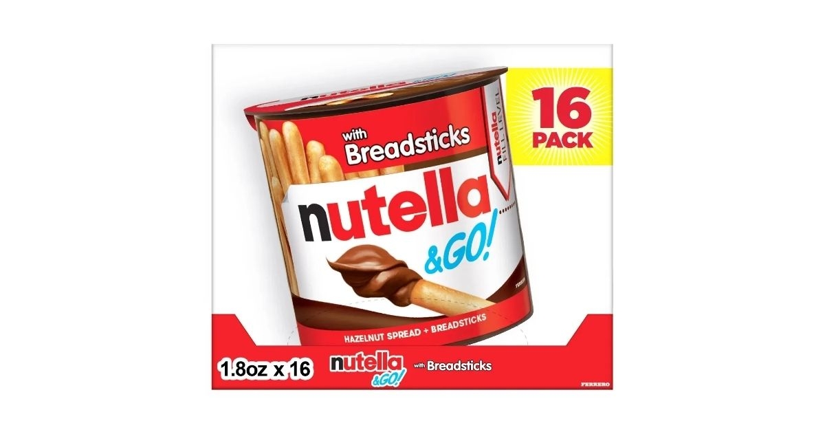 Nutella & GO! Hazelnut and Cocoa Spread with Breadsticks