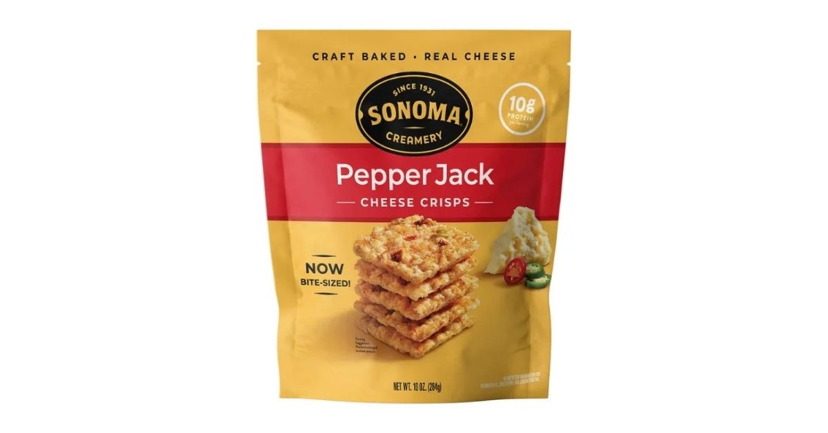Sonoma Creamery Pepper Jack Crisps