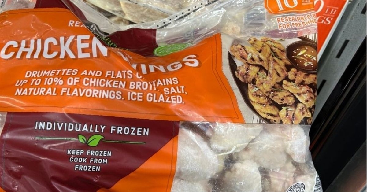 frozen bone in chicken wings