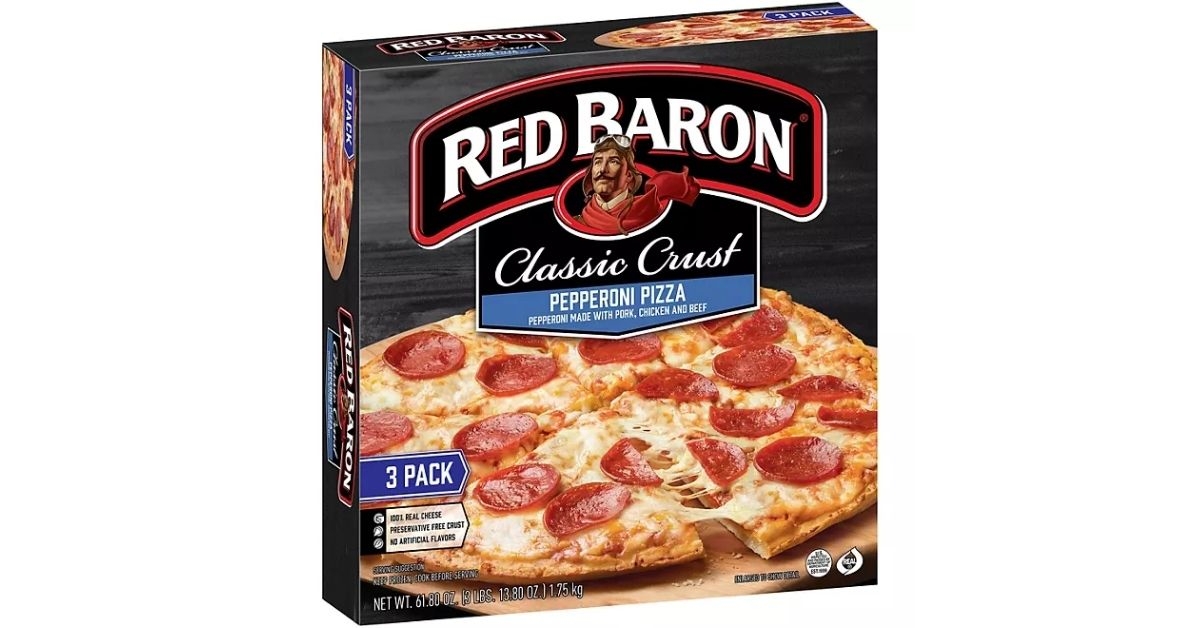 pepperoni pizza with classic crust 