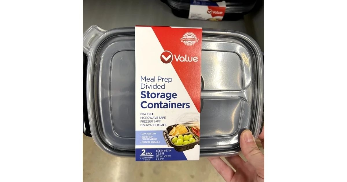Meal prep storage containers