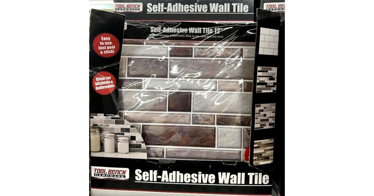 Self-adhesive wall tiles
