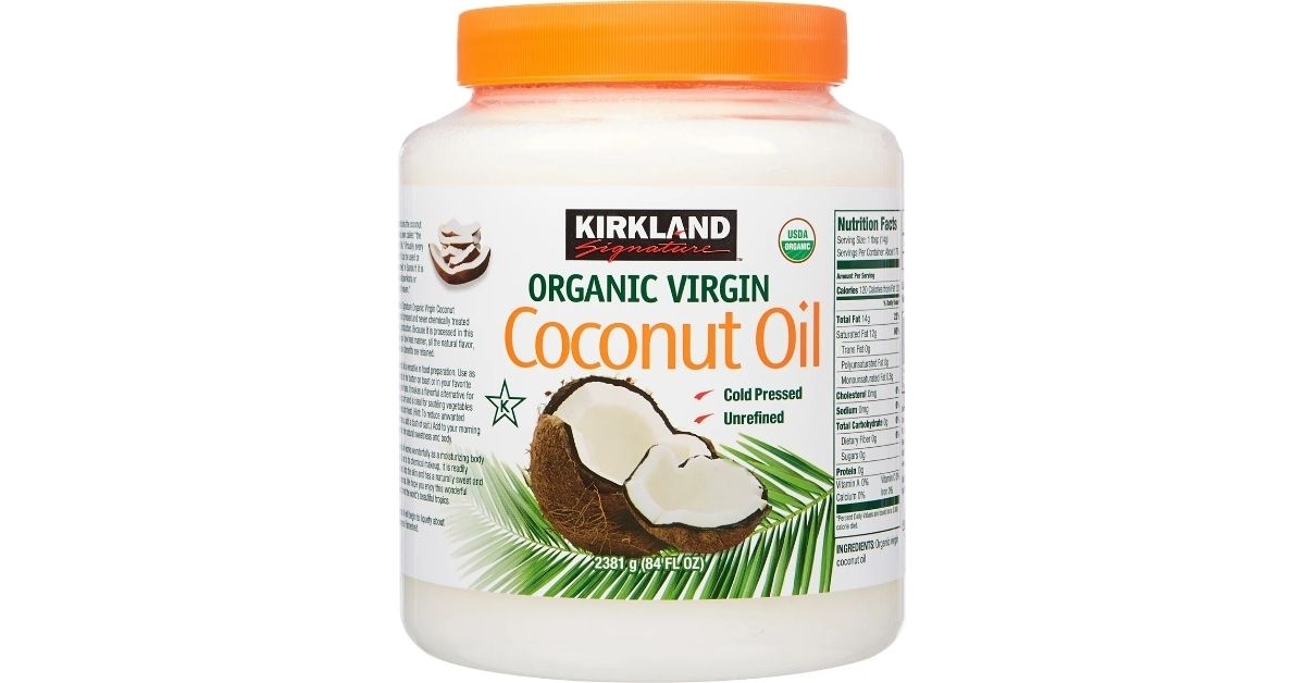 organic virgin coconut oil