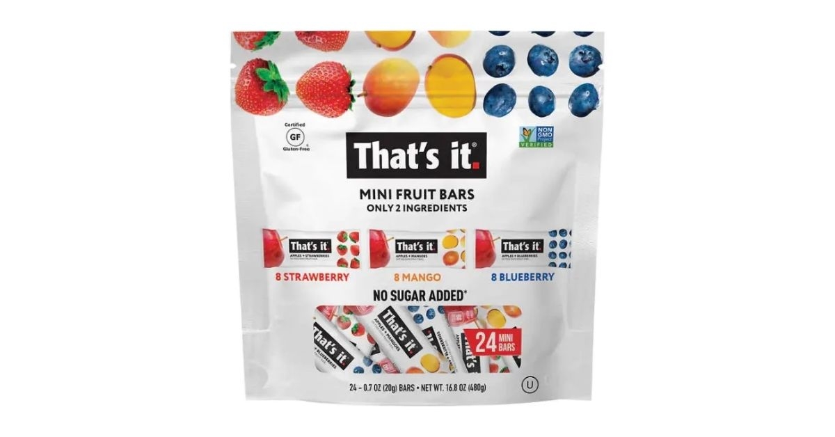 That's it Mini Fruit Bars