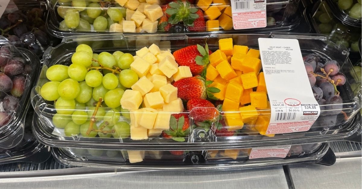 fruit and cheese tray