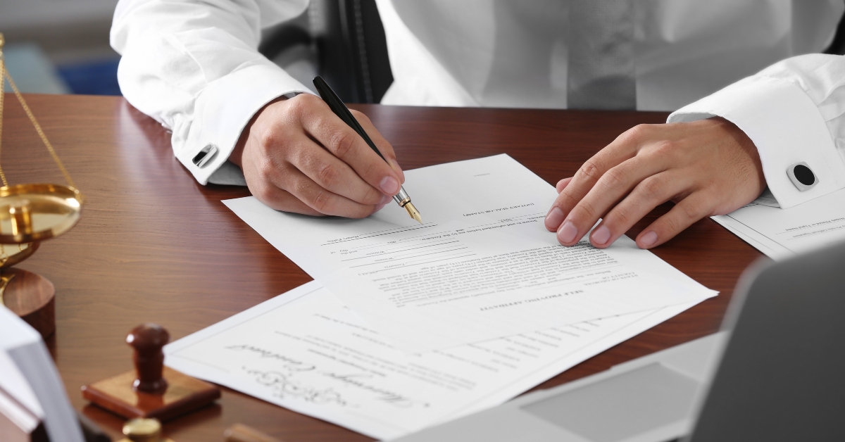  in office signing document 