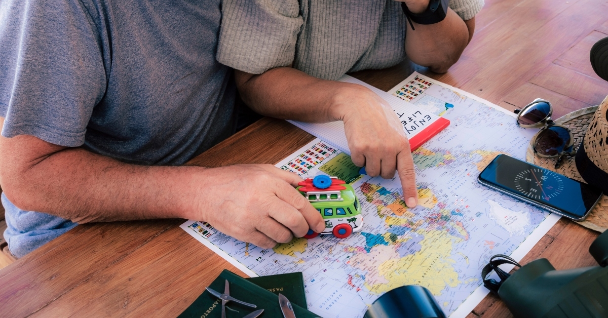 active elderly vacation free retirement concept