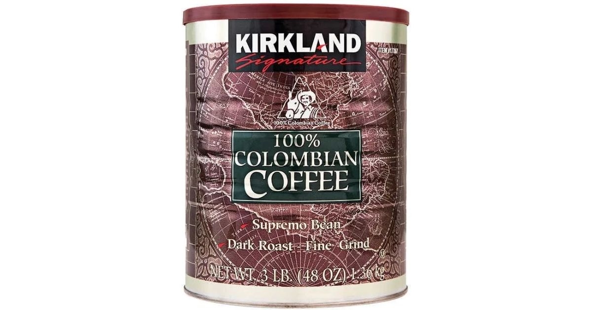 Kirkland Colombian coffee
