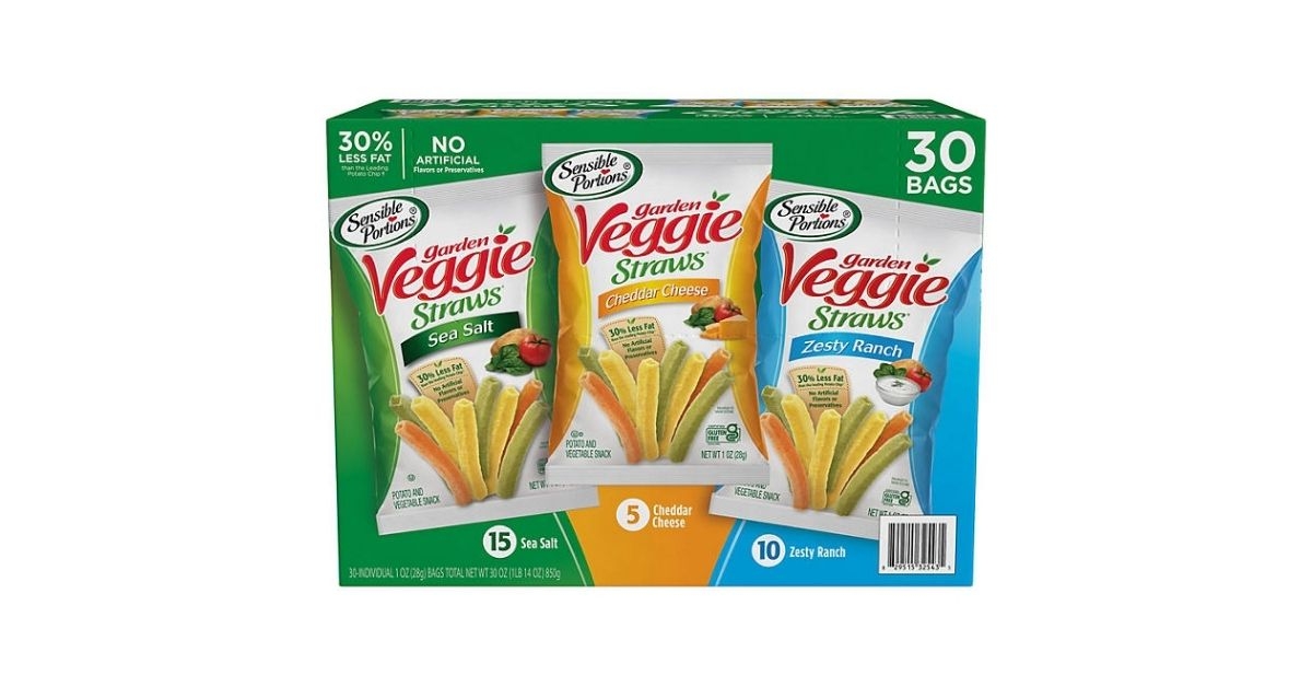 garden veggie straw variety pack