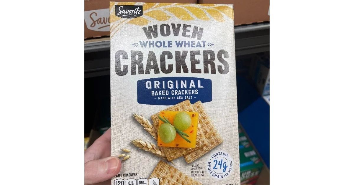 Savoritz Woven Whole Wheat Crackers