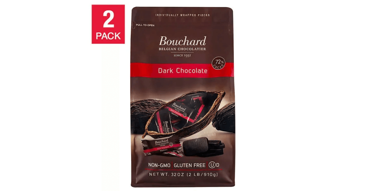 Bag of Bouchard Belgium Dark Chocolate