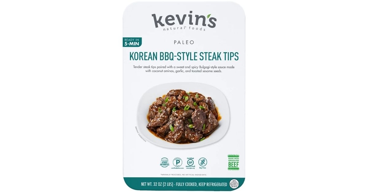 Kevin's Natural Foods Korean BBQ Steak Tips 