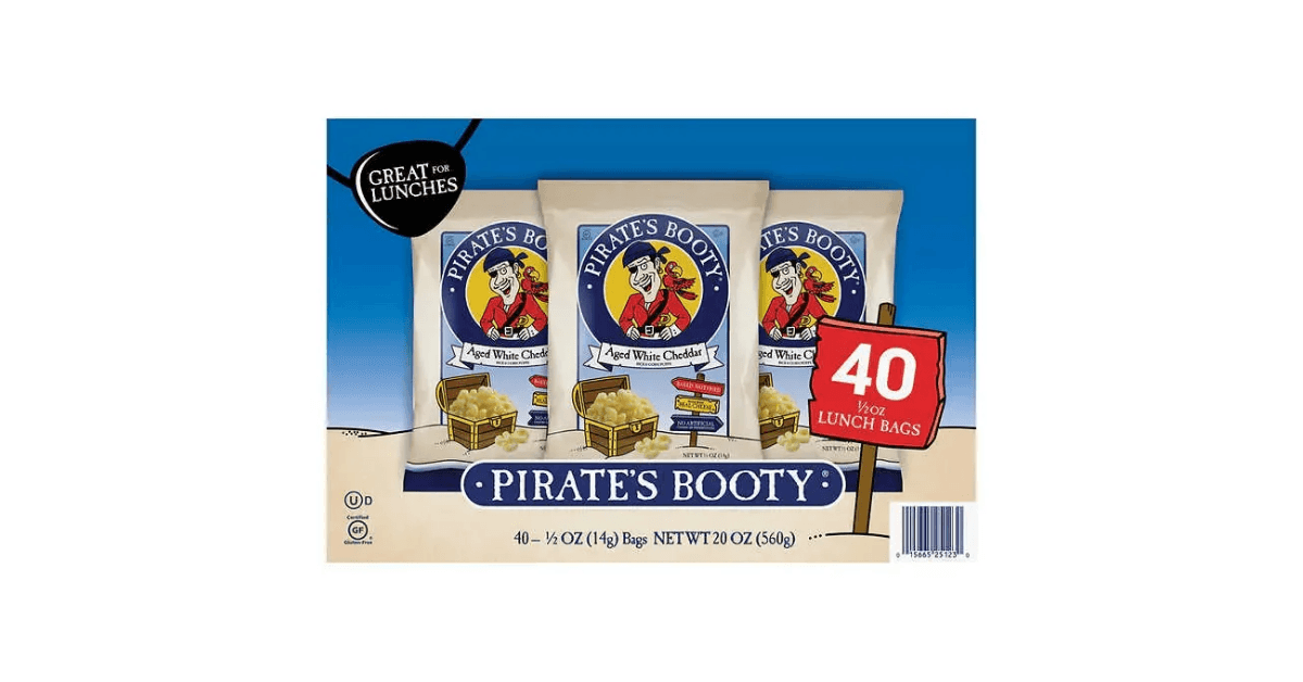 Pirate's Booty cheddar puff box 