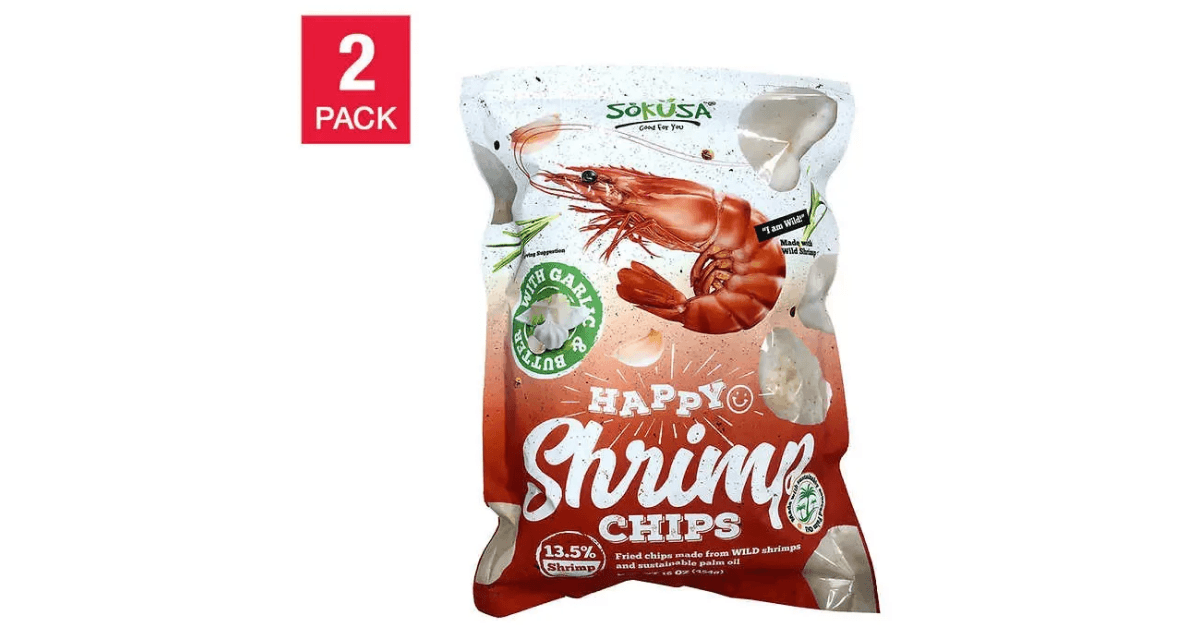 Sokusa happy shrimp chips