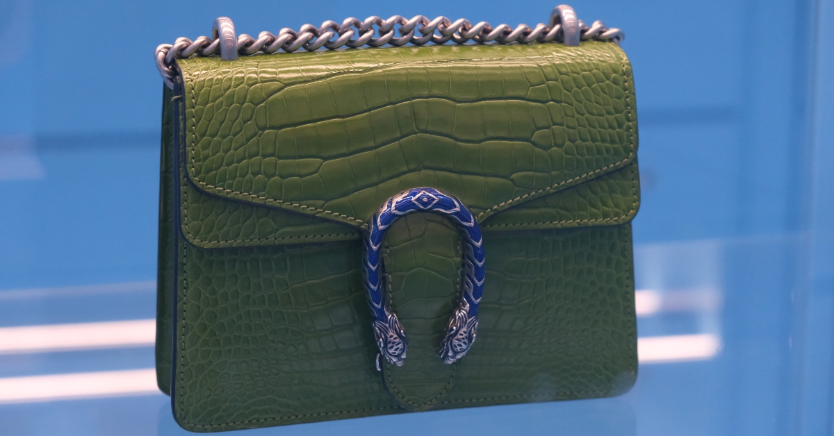 gucci crocodile dionysus bag