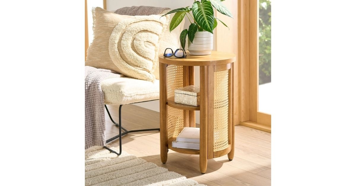 springwood caning side table