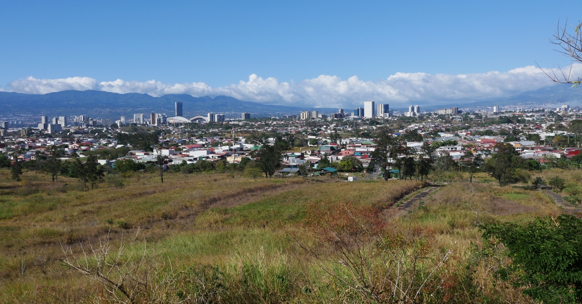 blick auf san josé in costa rica