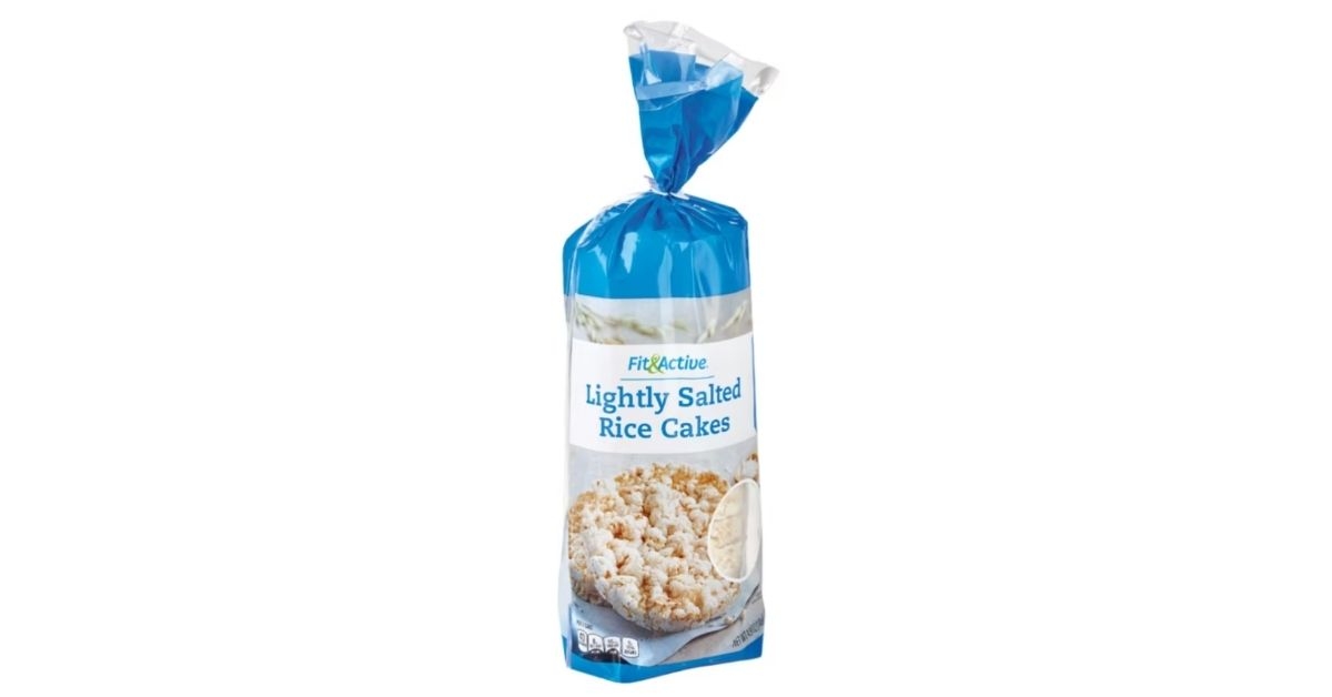 fit active lightly salted rice cakes