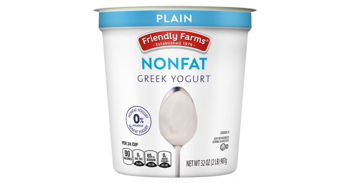 friendly farms nonfat plain greek yogurt