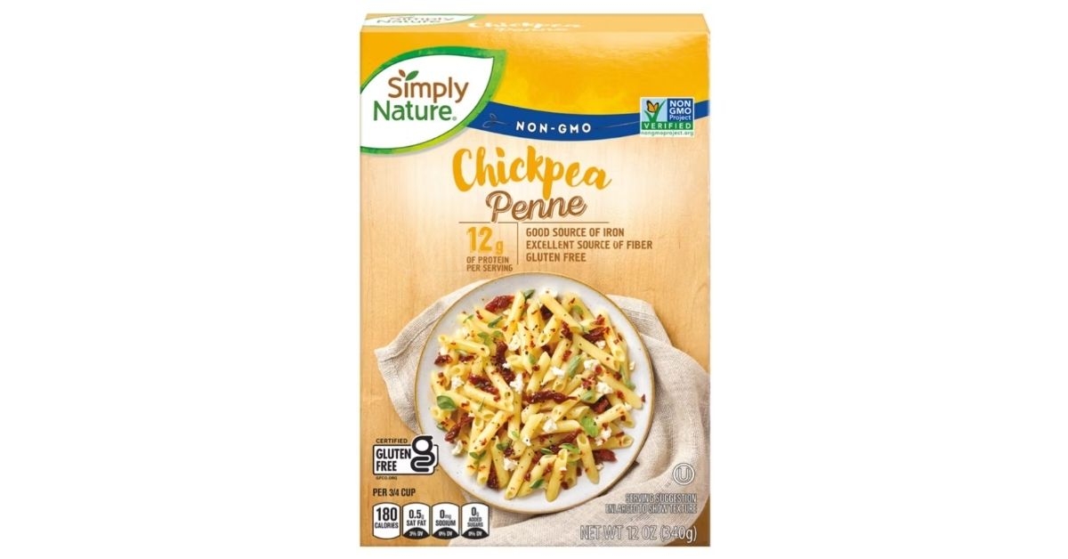 simply nature chickpea penne