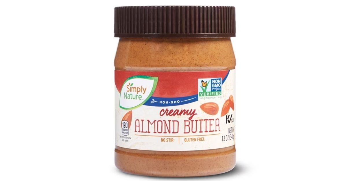 simply nature creamy almond butter