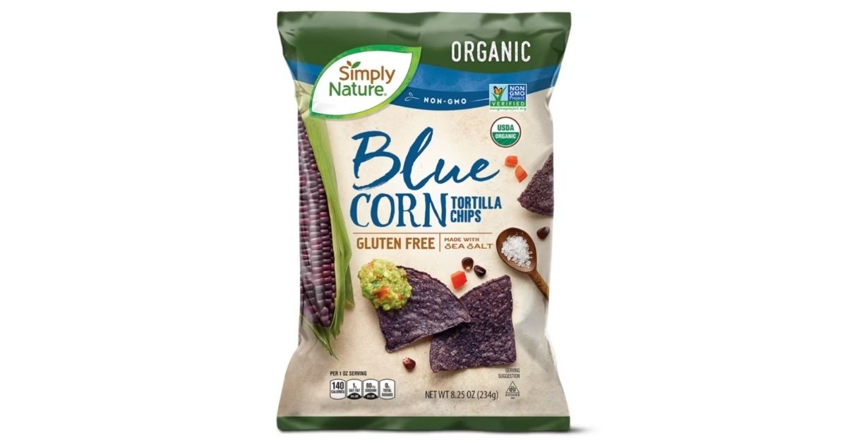 simply nature organic blue corn tortilla chips
