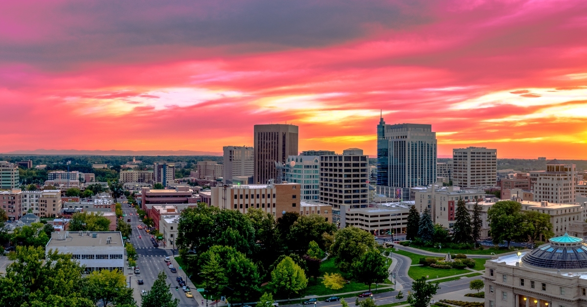 boise idaho capital of the gem state