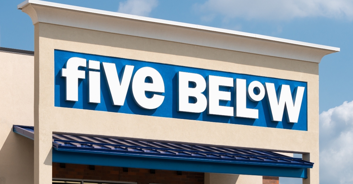 five below retail store exterior