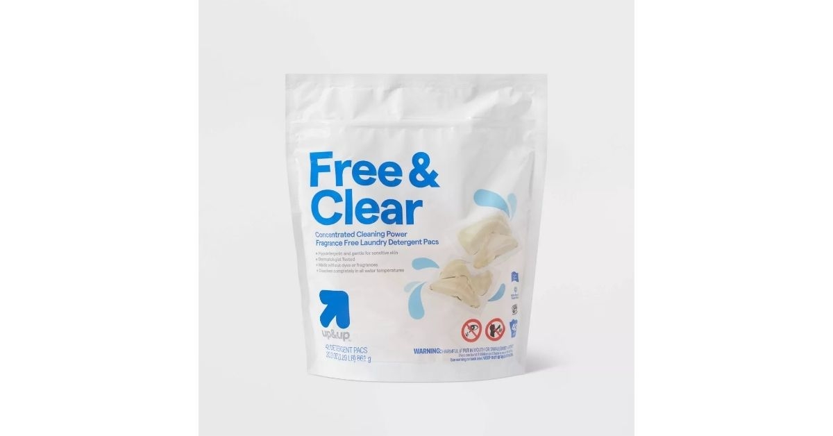 Target Free & Clear Laundry Detergent Packs