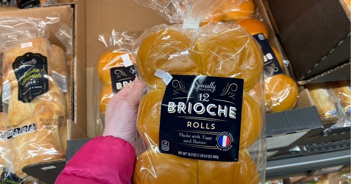 specially selected brioche rolls