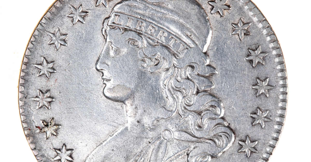 50 Cent Capped Bust Coin