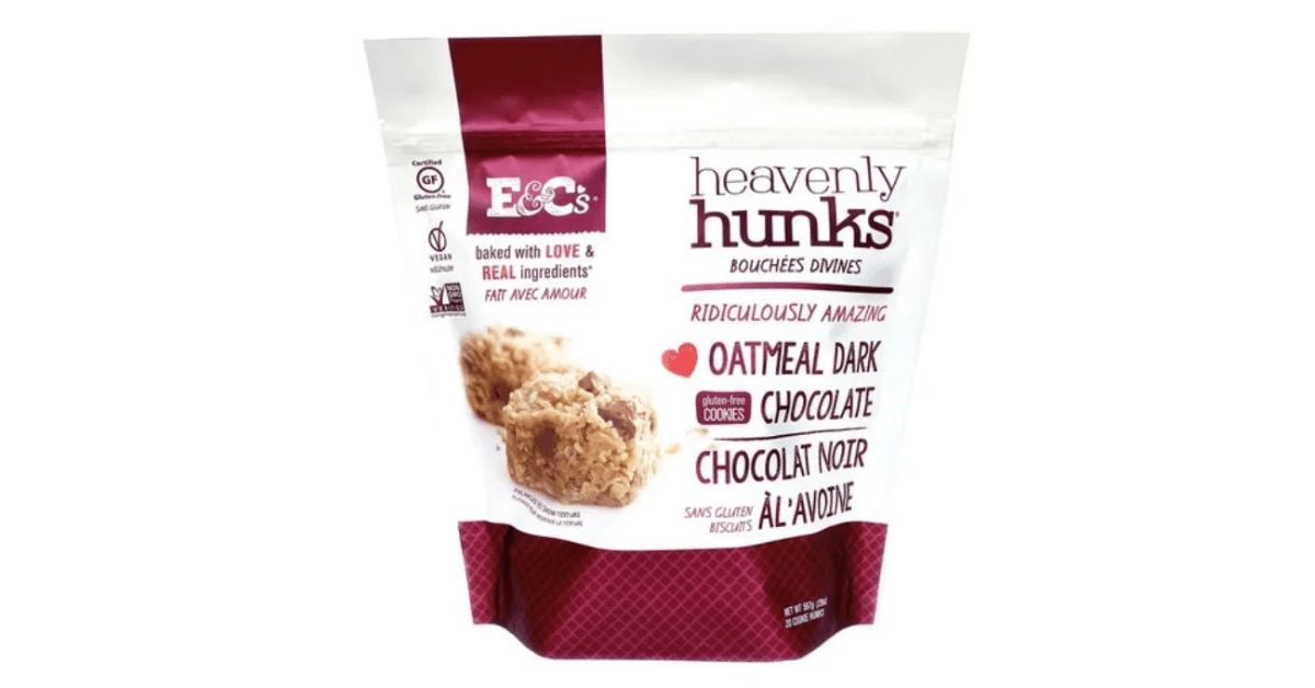 Heavenly Hunks Oatmeal Dark Chocolate Cookies