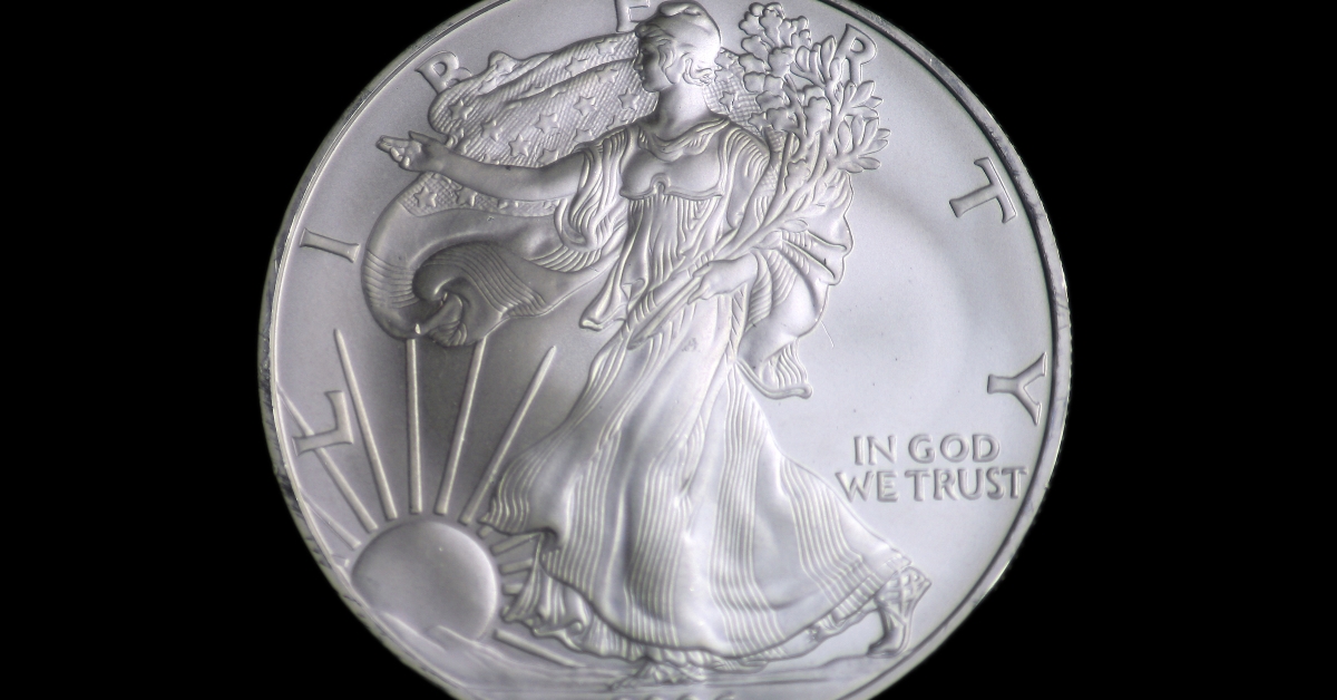 Standing liberty written In God we trust