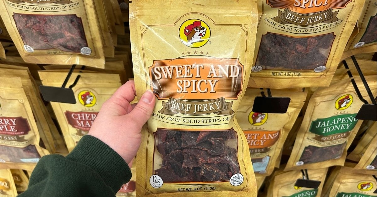 sweet and spicy beef jerky