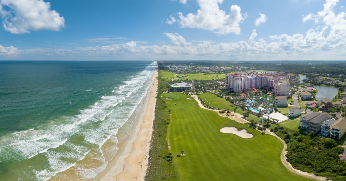 landscape view of palm coast florida