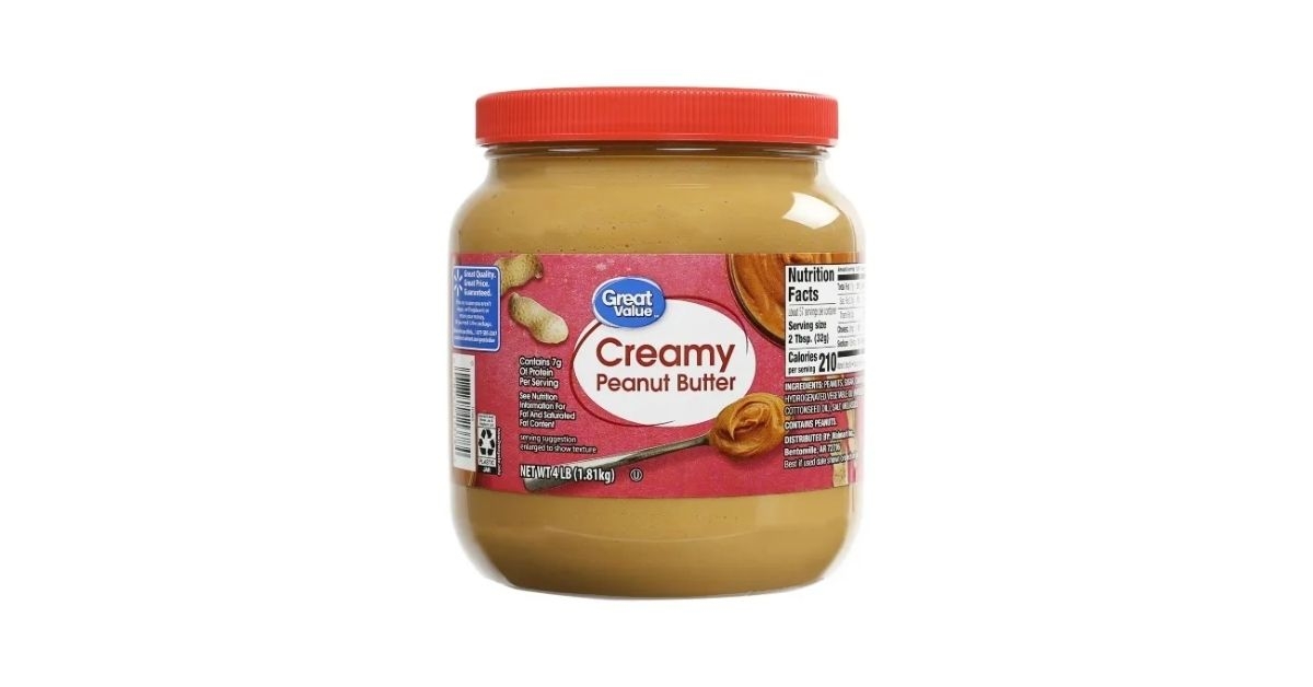 Great Value Creamy Peanut Butter