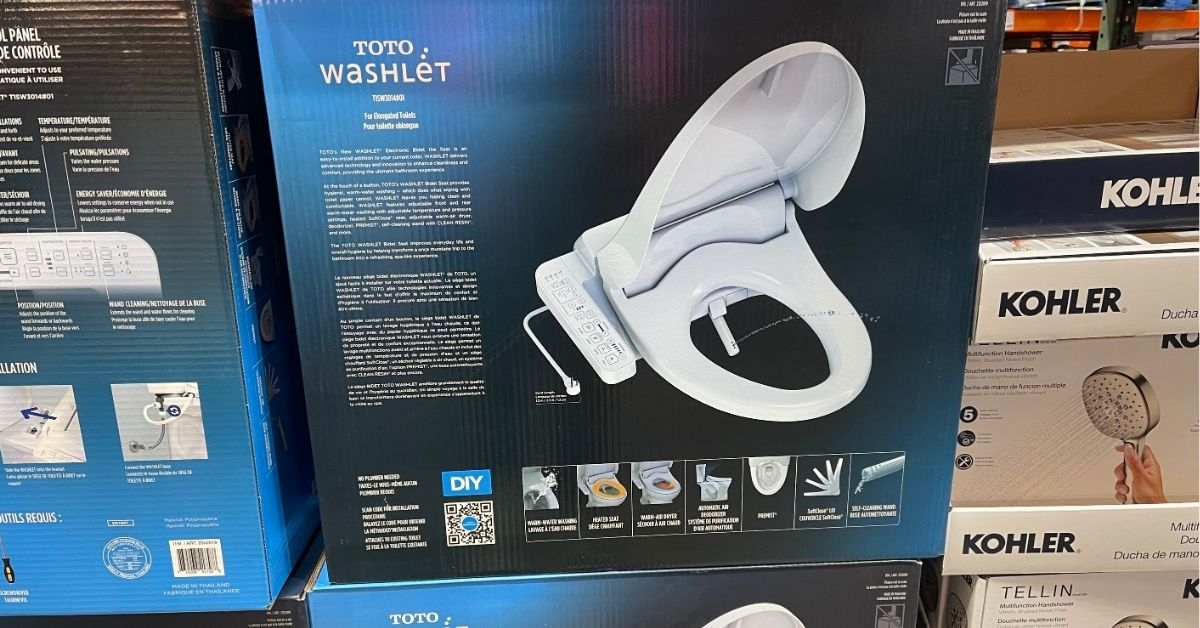 elongated bidet seat