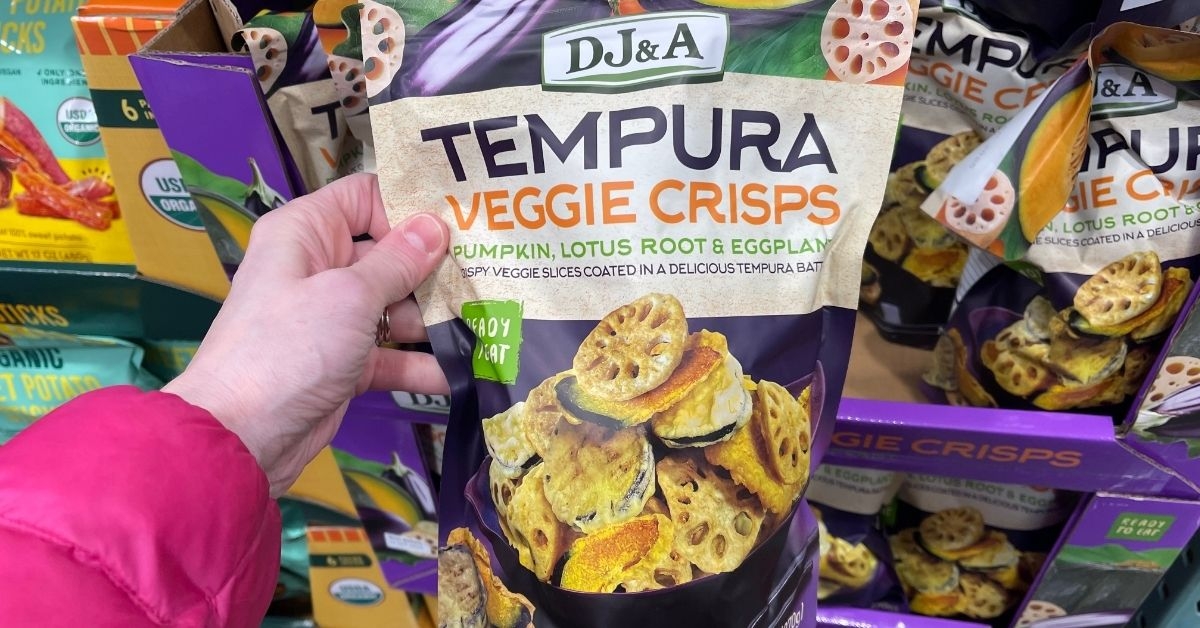dj a tempura veggie crisps