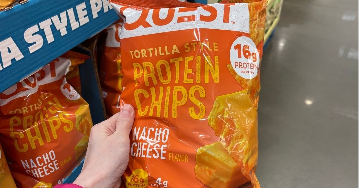 quest cheddar protein chips