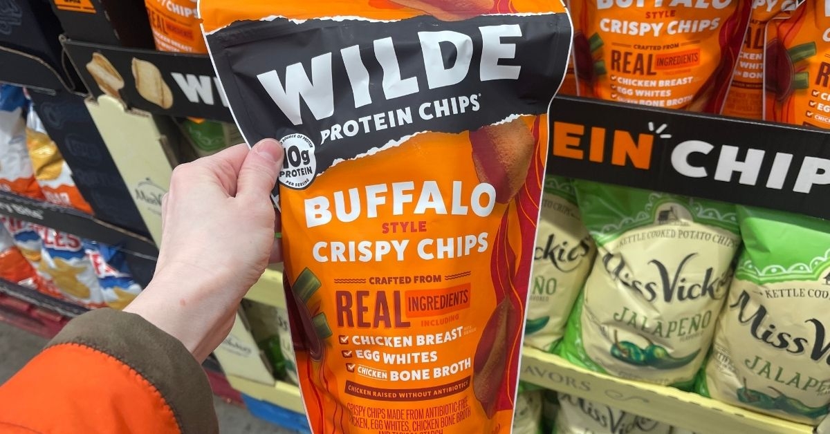 wilde buffalo chicken protein chips