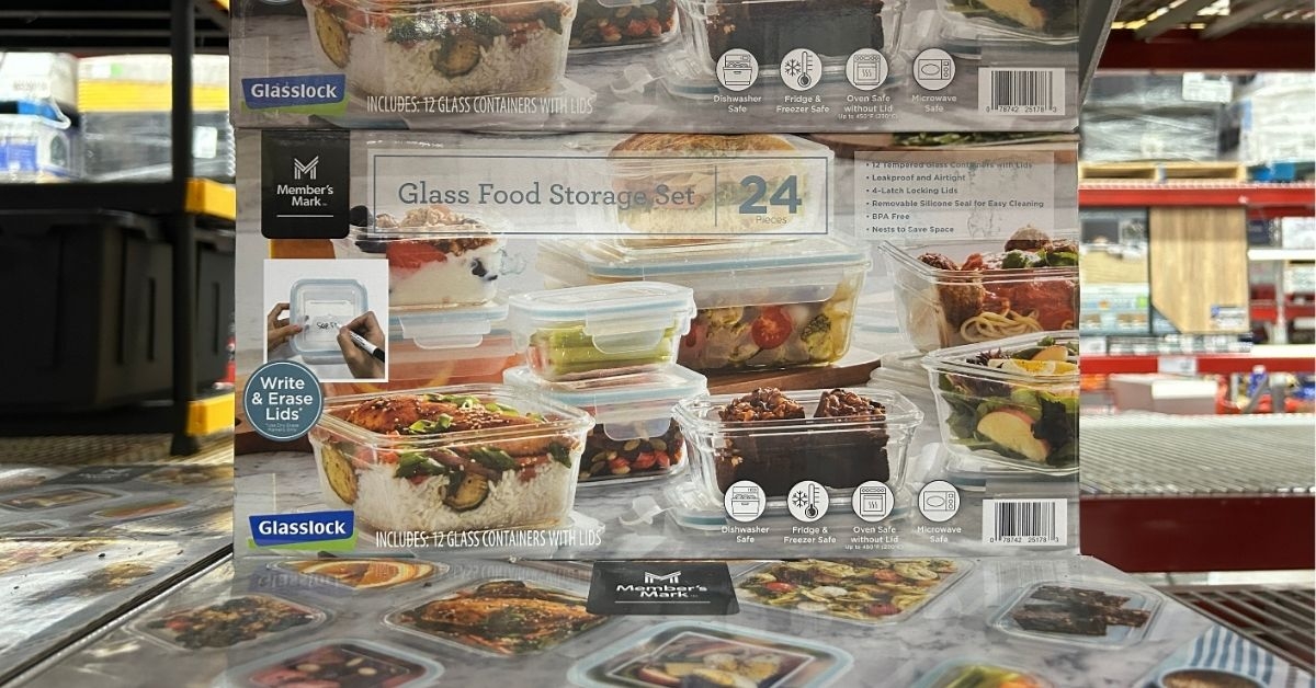 glass food storage set