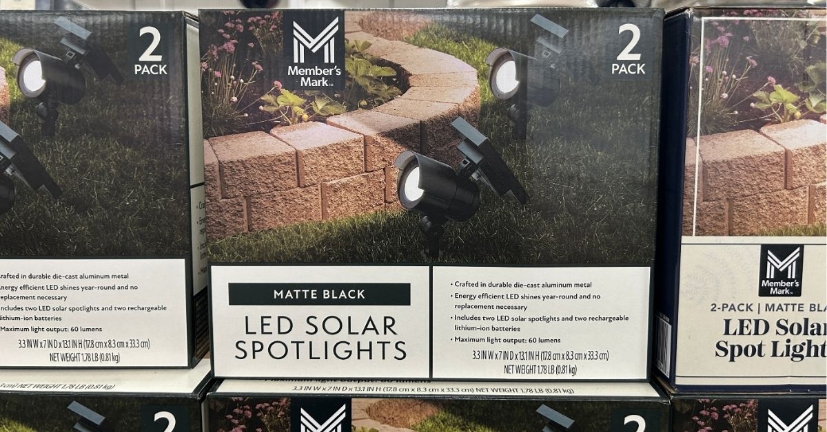 led solar spotlights