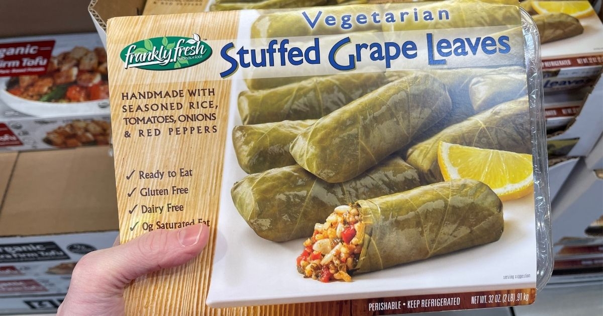 vegetarian stuffed grape leaves