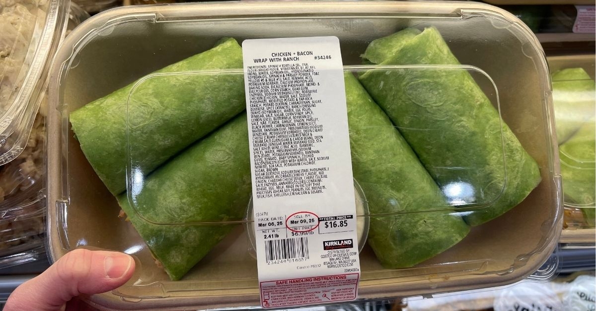 chicken and bacon spinach wrap with ranch