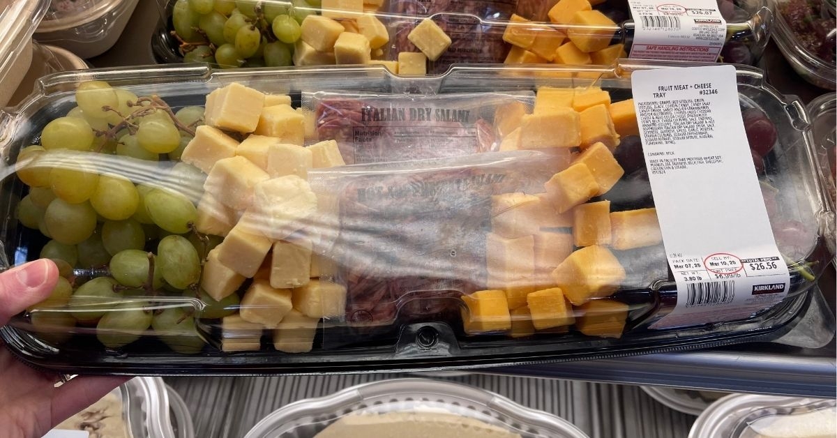fruit meat and cheese tray