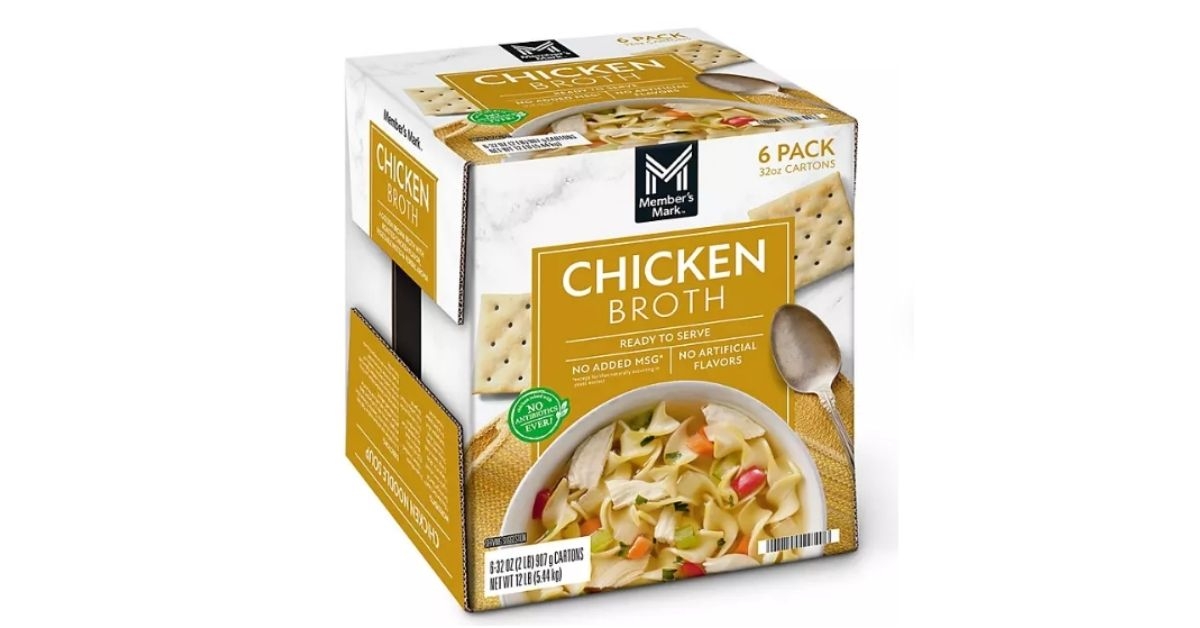 a box of chicken broth
