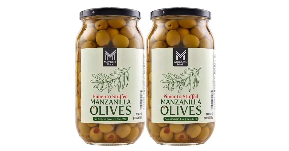 a bottles of stuffed manzanilla olives